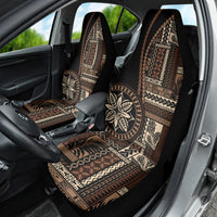 Samoa Siapo Motif Car Seat Cover Classic Style - Black Ver LT7 - Wonder Print Shop