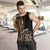 Samoa Siapo Motif Men Tank Top Classic Style - Black Ver - Wonder Print Shop