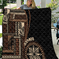 Samoa Siapo Motif Quilt Classic Style - Black Ver - Wonder Print Shop