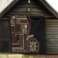 Samoa Siapo Motif Quilt Classic Style - Black Ver - Wonder Print Shop