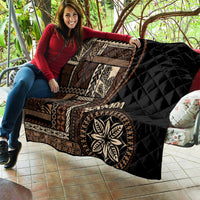 Samoa Siapo Motif Quilt Classic Style - Black Ver - Wonder Print Shop