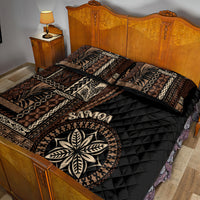 Samoa Siapo Motif Quilt Bed Set Classic Style - Black Ver - Wonder Print Shop