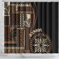 samoa-siapo-motif-shower-curtain-classic-style-black-ver