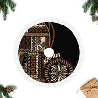 Samoa Siapo Motif Tree Skirt Classic Style - Black Ver - Wonder Print Shop