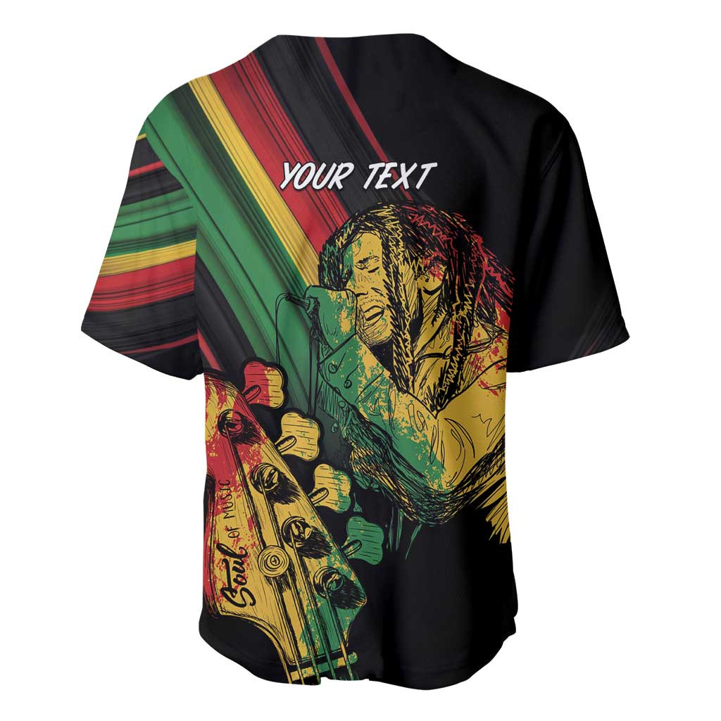 Personalised Reggae Baseball Jersey Live The Way You Love LT7 - Wonder Print Shop