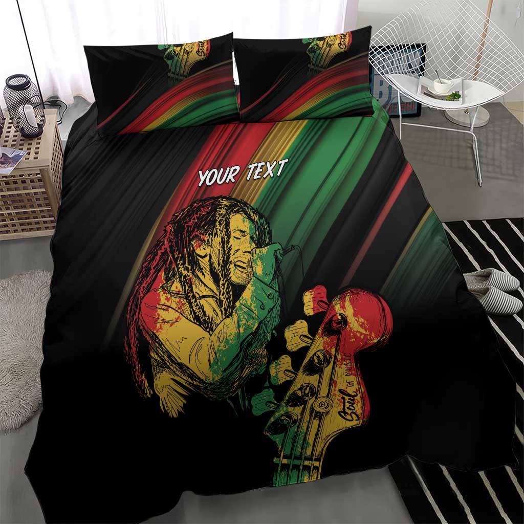 Personalised Reggae Bedding Set Live The Way You Love LT7 - Wonder Print Shop