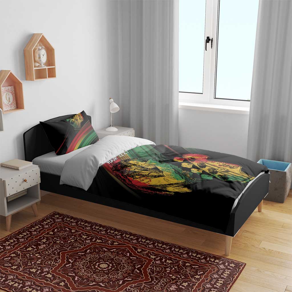 Personalised Reggae Bedding Set Live The Way You Love LT7 - Wonder Print Shop