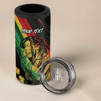 Personalised Reggae 4 in 1 Can Cooler Tumbler Live The Way You Love LT7 - Wonder Print Shop