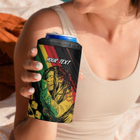 Personalised Reggae 4 in 1 Can Cooler Tumbler Live The Way You Love LT7 - Wonder Print Shop