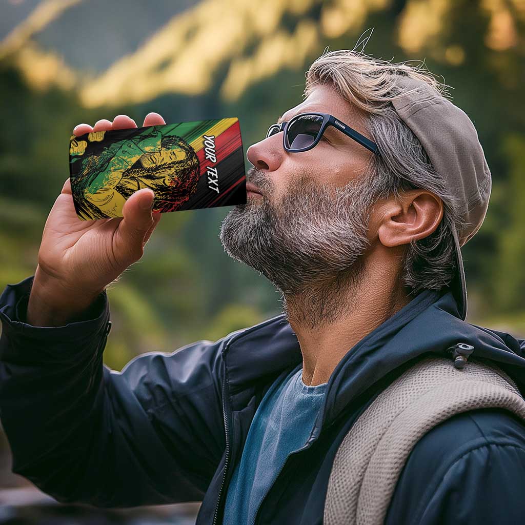 Personalised Reggae 4 in 1 Can Cooler Tumbler Live The Way You Love LT7 - Wonder Print Shop