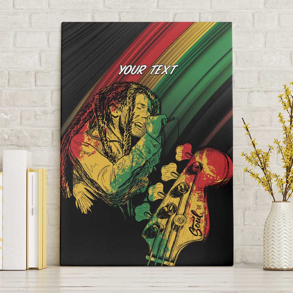 Personalised Reggae Canvas Wall Art Live The Way You Love LT7 - Wonder Print Shop