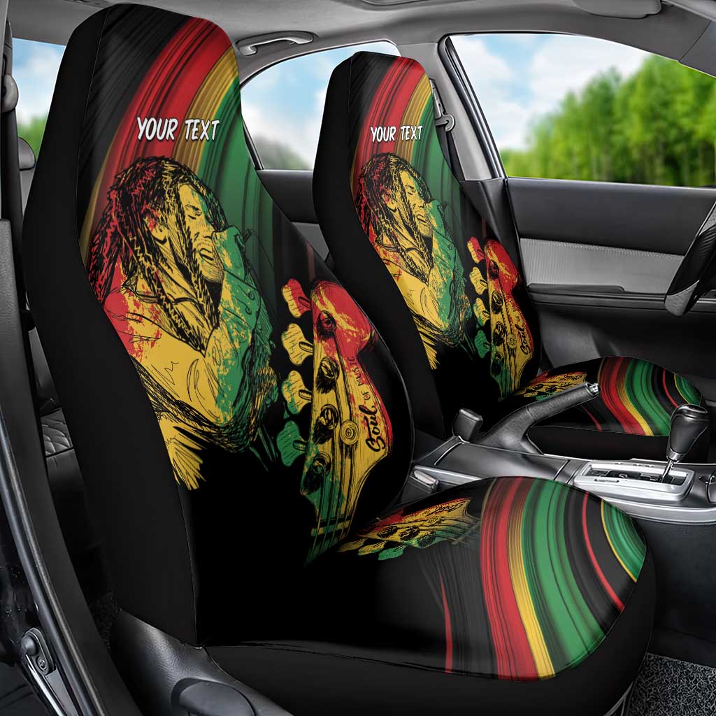 Personalised Reggae Car Seat Cover Live The Way You Love LT7 - Wonder Print Shop