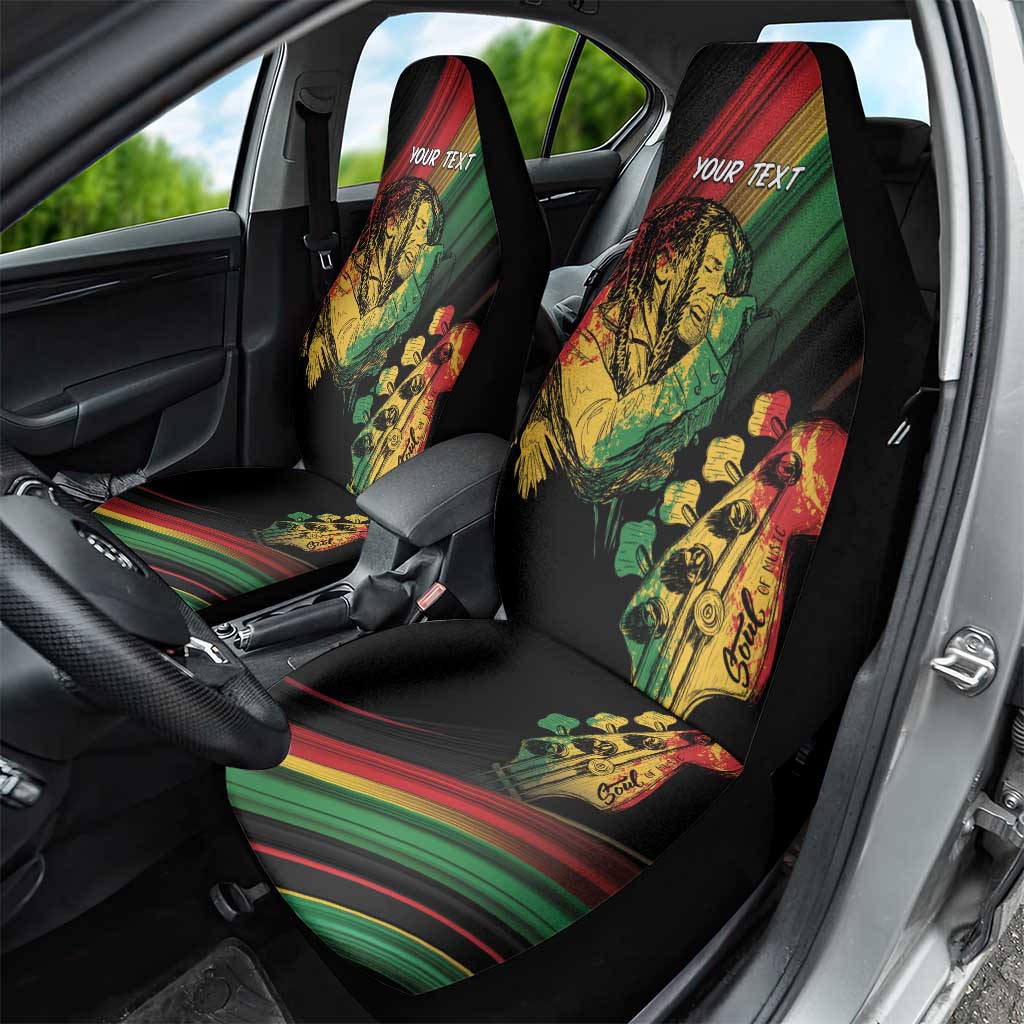 Personalised Reggae Car Seat Cover Live The Way You Love LT7 - Wonder Print Shop