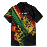 Personalised Reggae Family Matching Mermaid Dress and Hawaiian Shirt Live The Way You Love LT7 - Wonder Print Shop