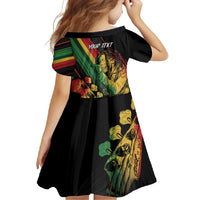 Personalised Reggae Family Matching Short Sleeve Bodycon Dress and Hawaiian Shirt Live The Way You Love - Wonder Print Shop