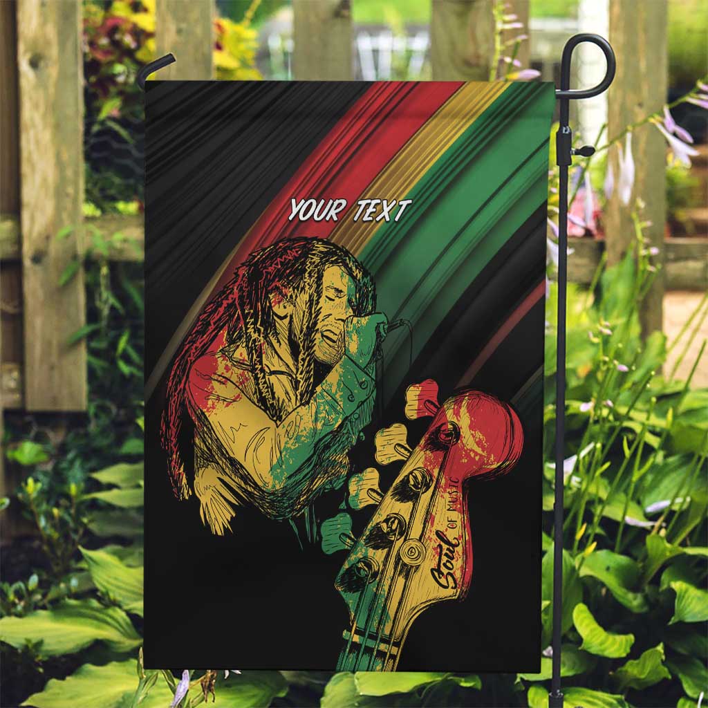 Personalised Reggae Garden Flag Live The Way You Love - Wonder Print Shop