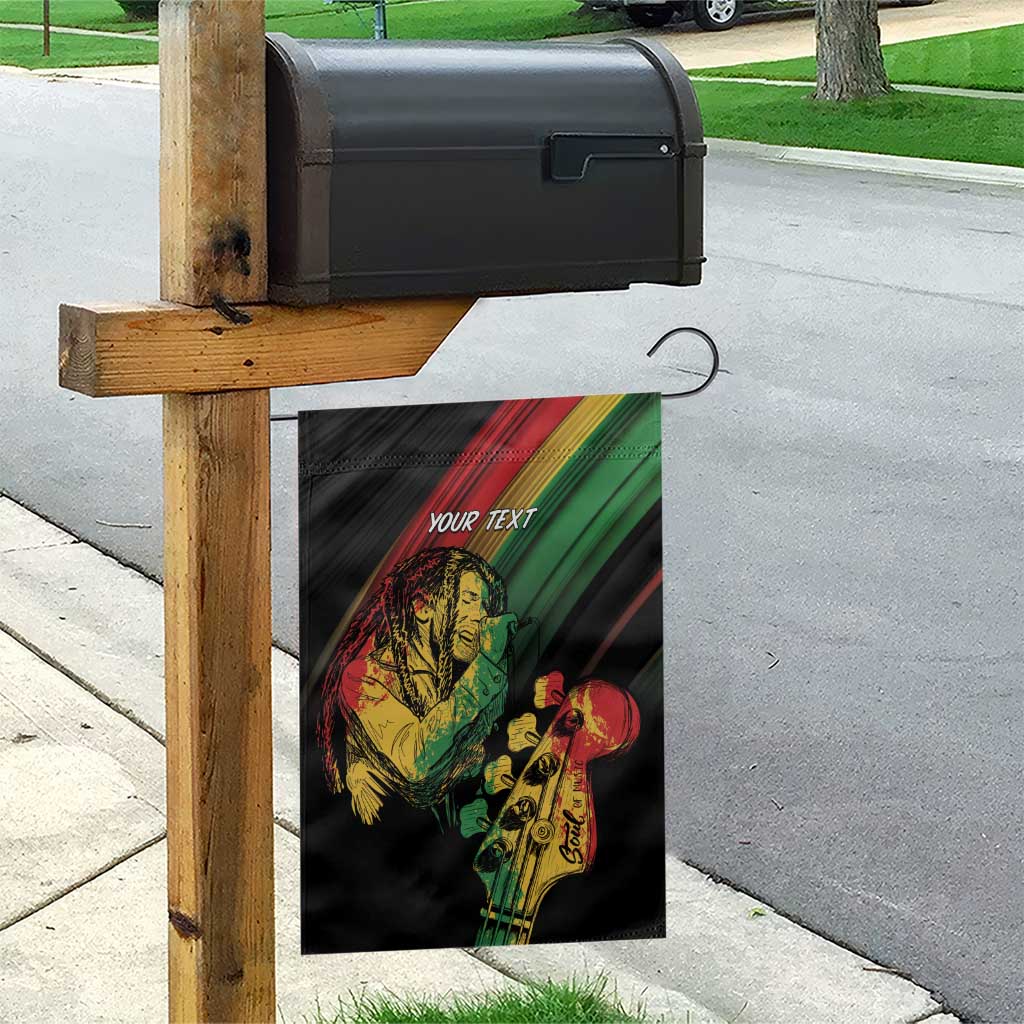 Personalised Reggae Garden Flag Live The Way You Love - Wonder Print Shop