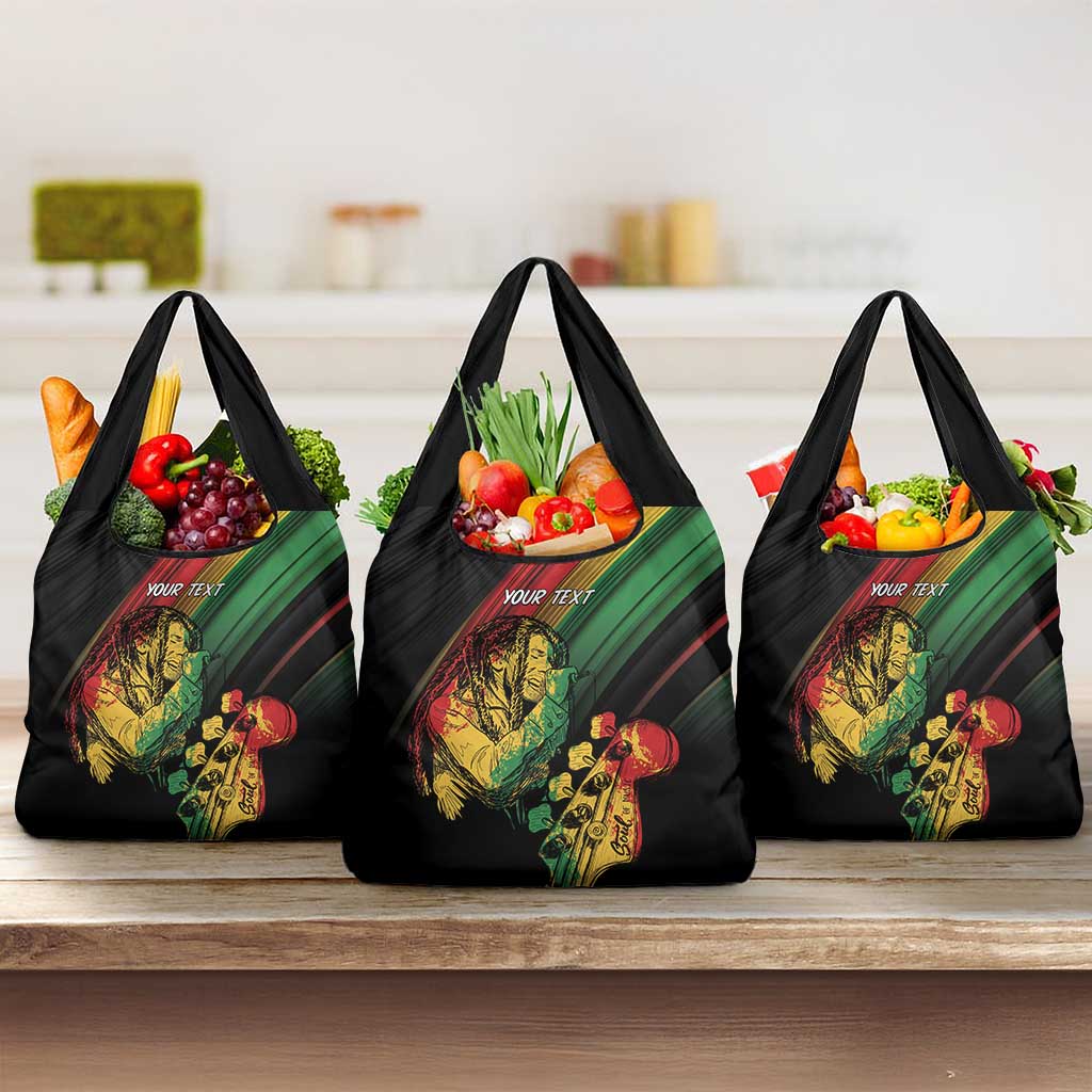 Personalised Reggae Grocery Bag Live The Way You Love