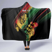 Personalised Reggae Hooded Blanket Live The Way You Love