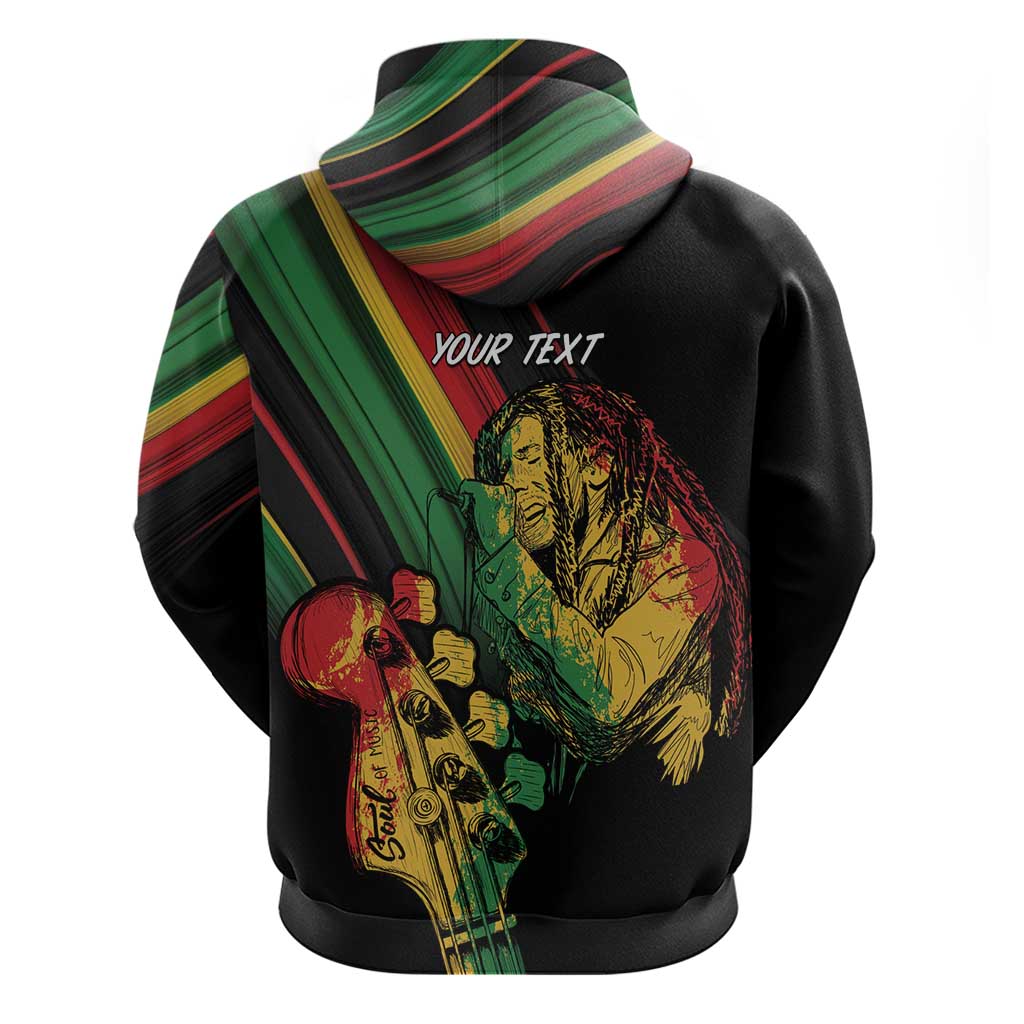 Personalised Reggae Hoodie Live The Way You Love - Wonder Print Shop
