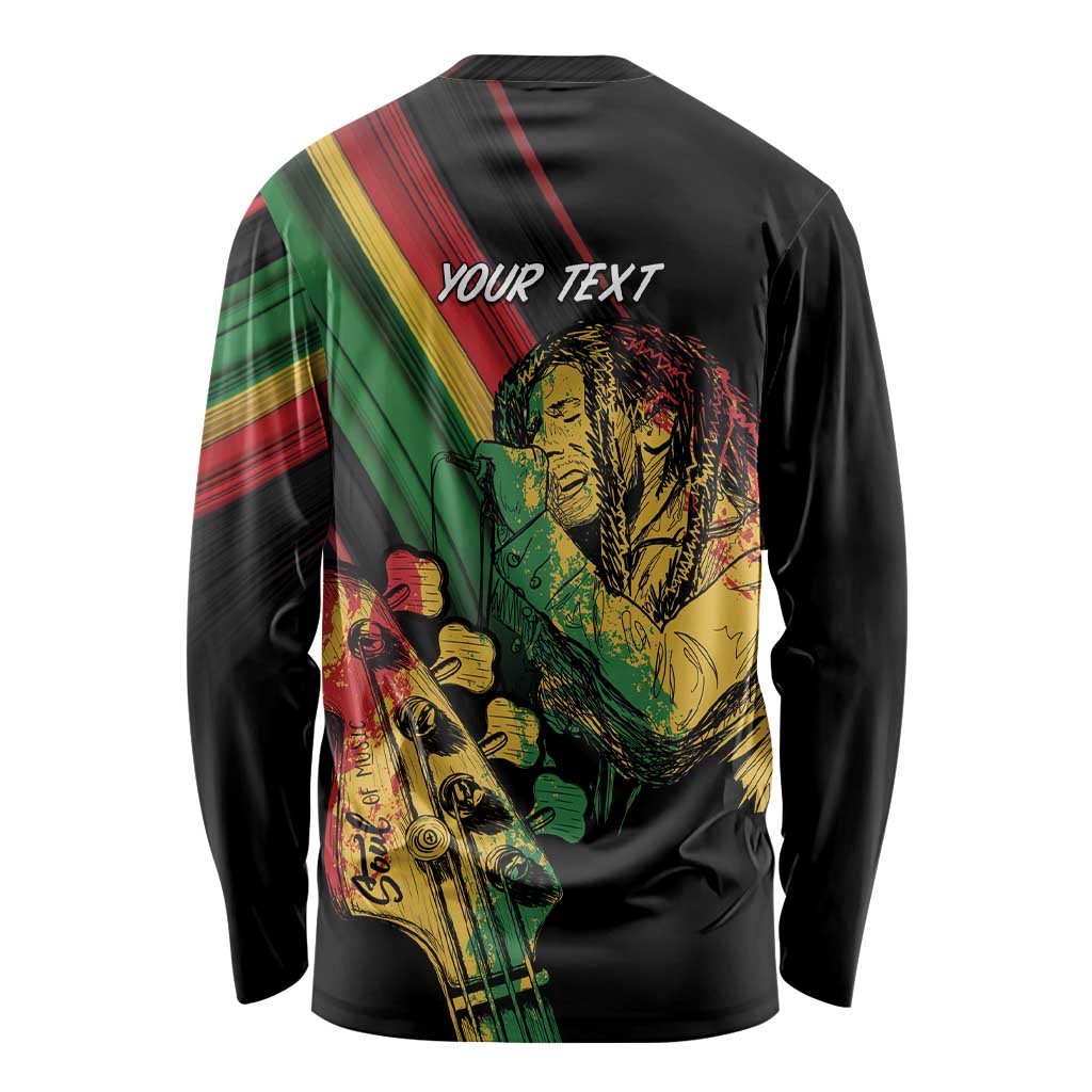 Personalised Reggae Long Sleeve Shirt Live The Way You Love - Wonder Print Shop