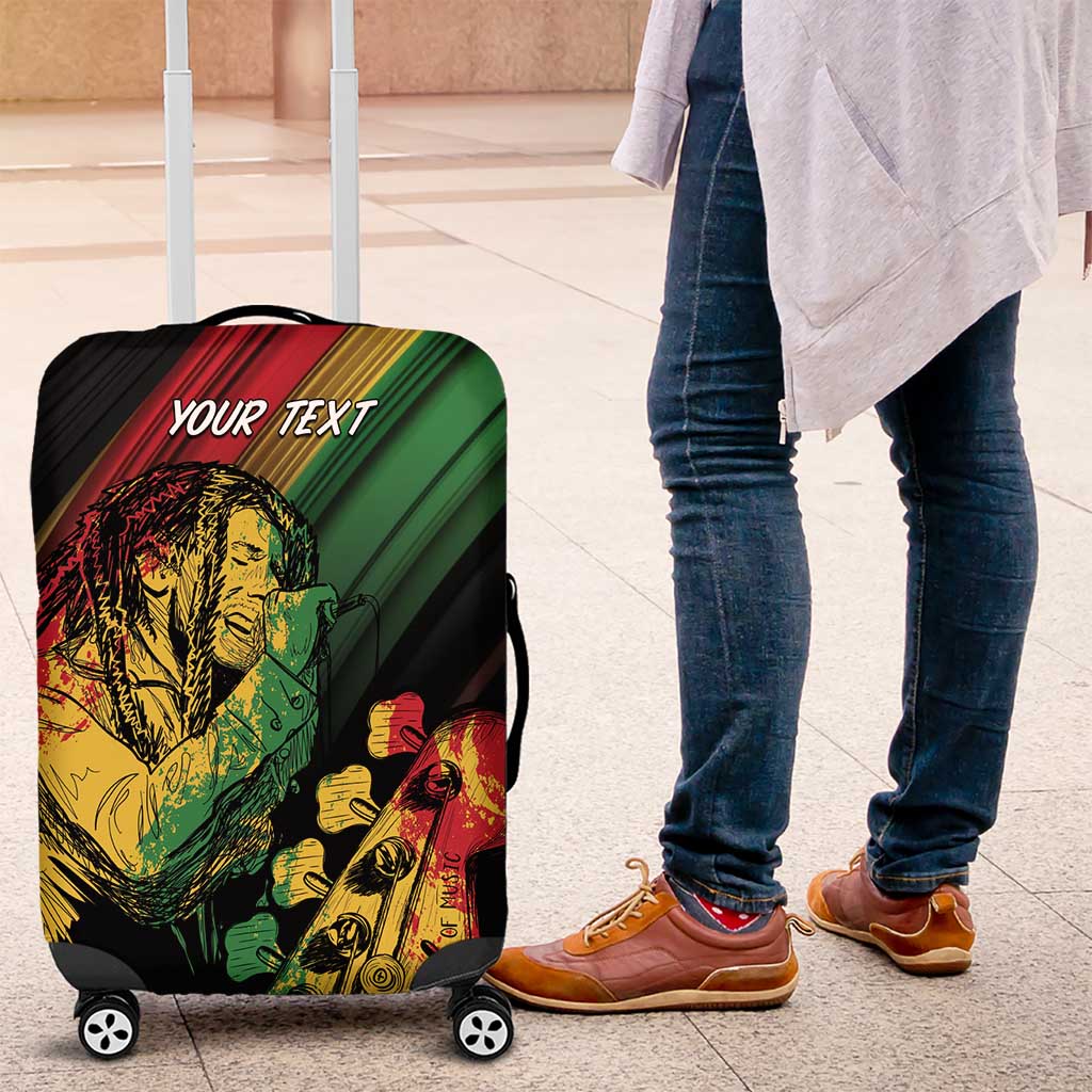 Personalised Reggae Luggage Cover Live The Way You Love - Wonder Print Shop
