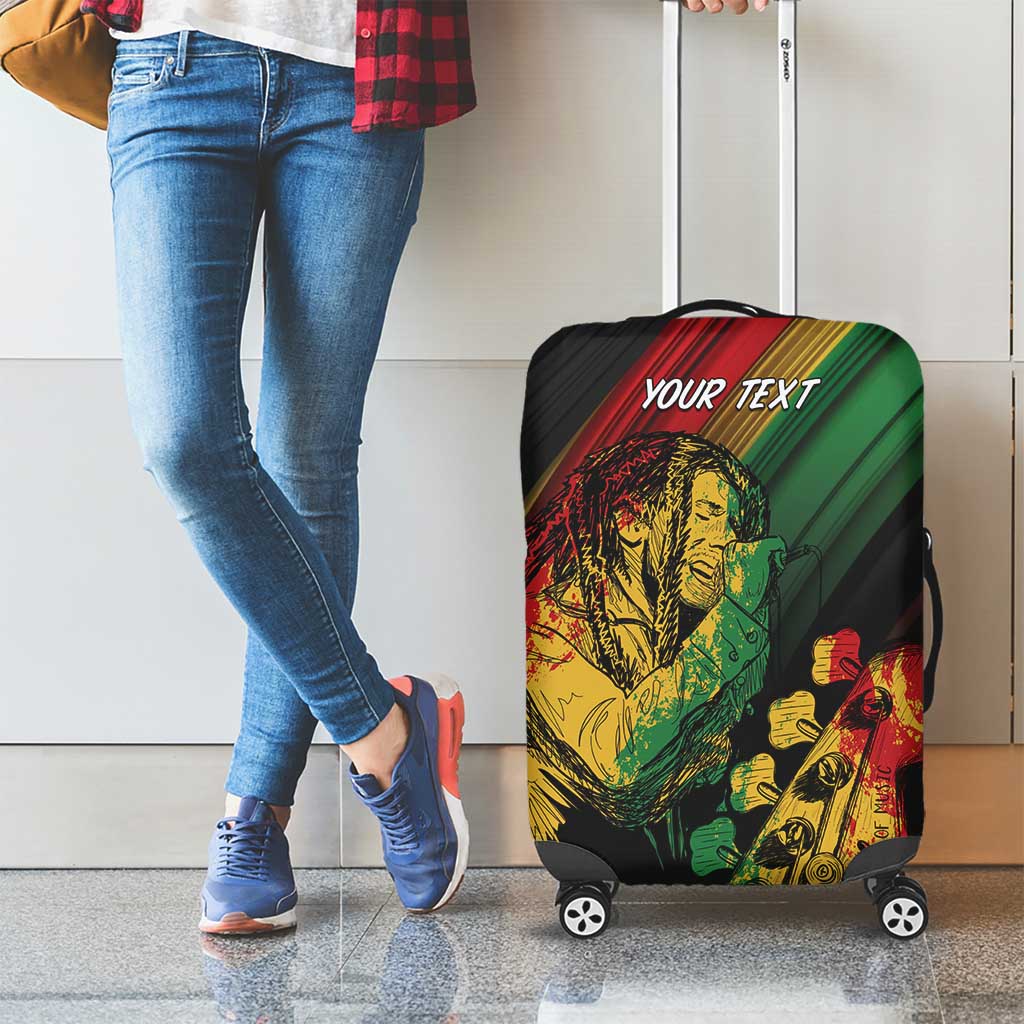 Personalised Reggae Luggage Cover Live The Way You Love - Wonder Print Shop