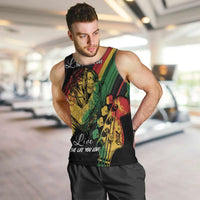 Personalised Reggae Men Tank Top Live The Way You Love - Wonder Print Shop
