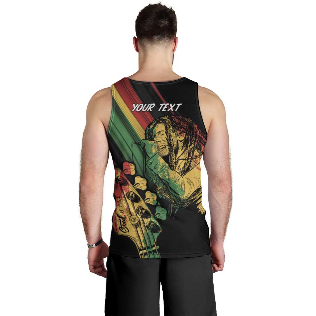 Personalised Reggae Men Tank Top Live The Way You Love - Wonder Print Shop