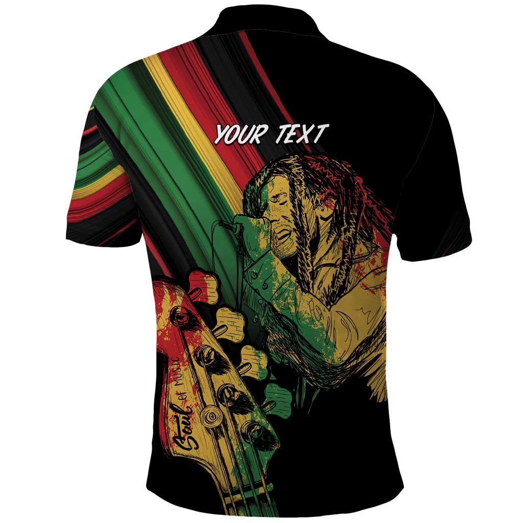 Personalised Reggae Polo Shirt Live The Way You Love - Wonder Print Shop