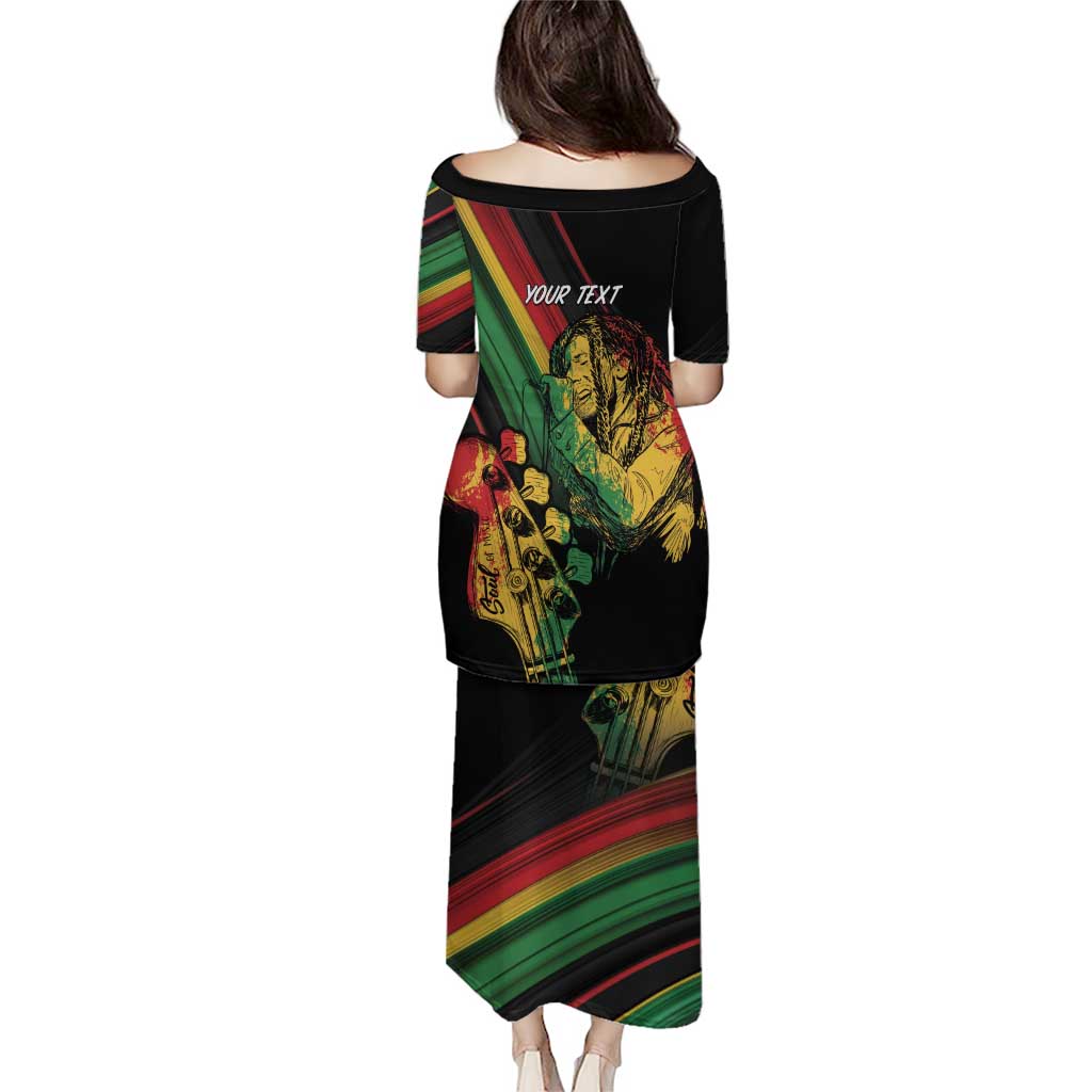 Personalised Reggae Puletasi Live The Way You Love - Wonder Print Shop