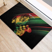 Personalised Reggae Rubber Doormat Live The Way You Love - Wonder Print Shop