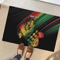 Personalised Reggae Rubber Doormat Live The Way You Love - Wonder Print Shop