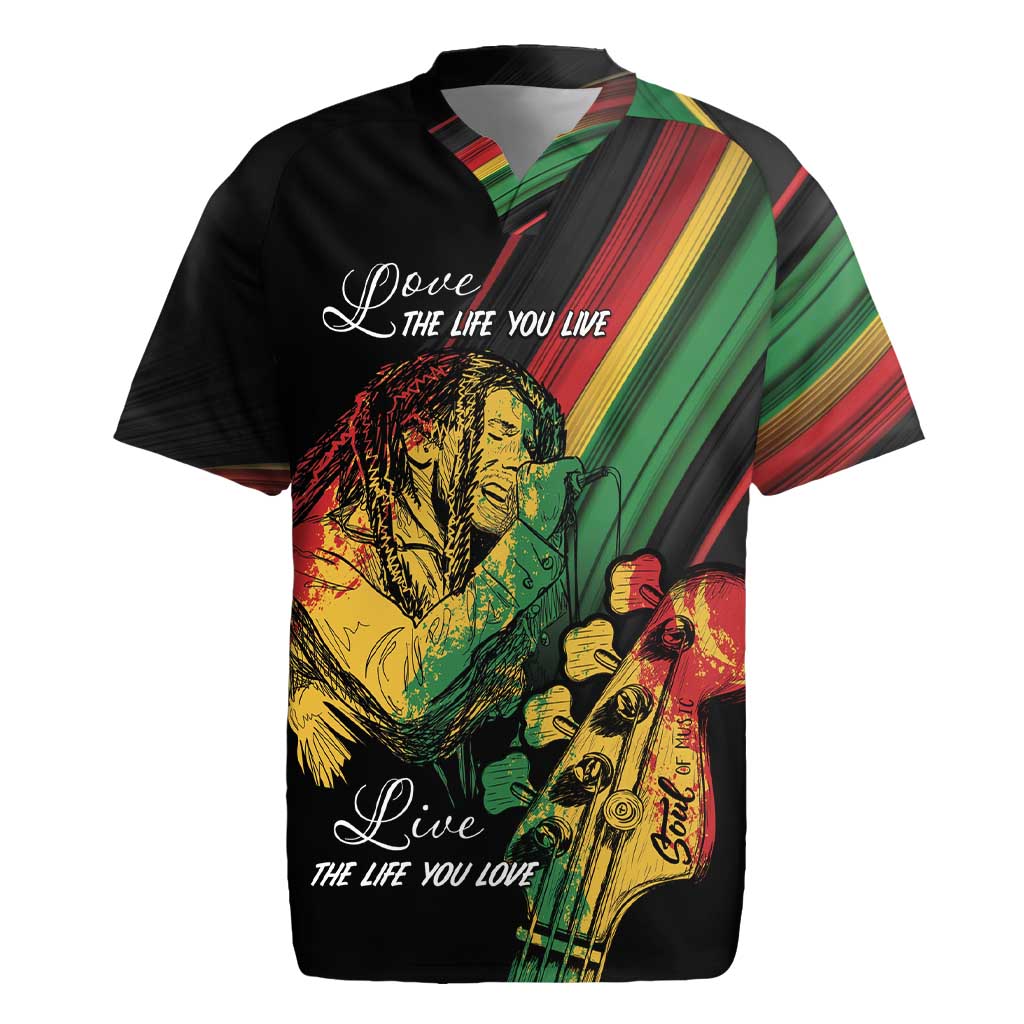 Personalised Reggae Rugby Jersey Live The Way You Love - Wonder Print Shop