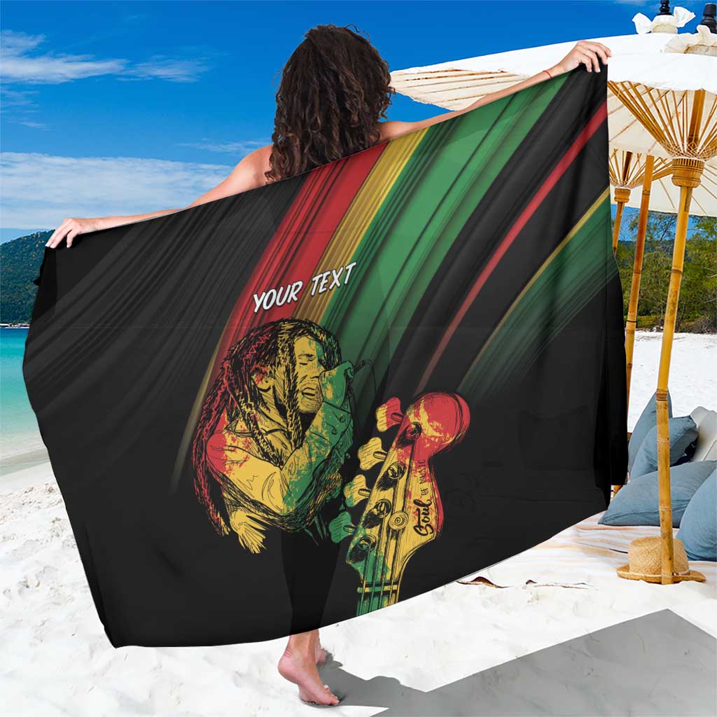 Personalised Reggae Sarong Live The Way You Love - Wonder Print Shop