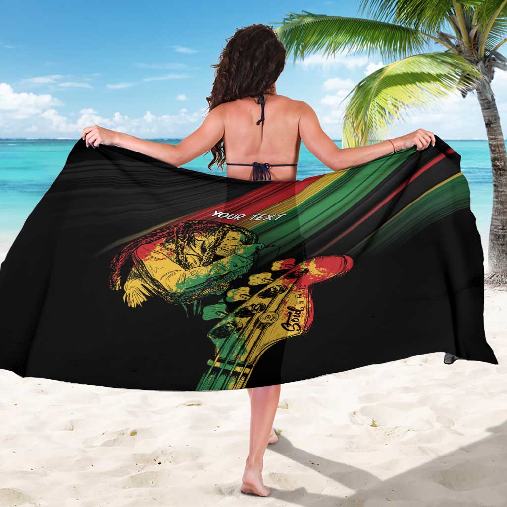Personalised Reggae Sarong Live The Way You Love - Wonder Print Shop