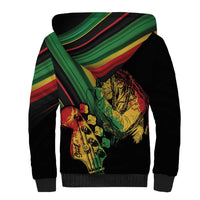 Personalised Reggae Sherpa Hoodie Live The Way You Love - Wonder Print Shop