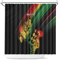 Personalised Reggae Shower Curtain Live The Way You Love