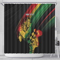 Personalised Reggae Shower Curtain Live The Way You Love