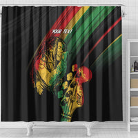 Personalised Reggae Shower Curtain Live The Way You Love
