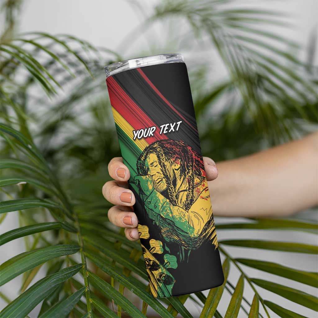 Personalised Reggae Skinny Tumbler Live The Way You Love - Wonder Print Shop
