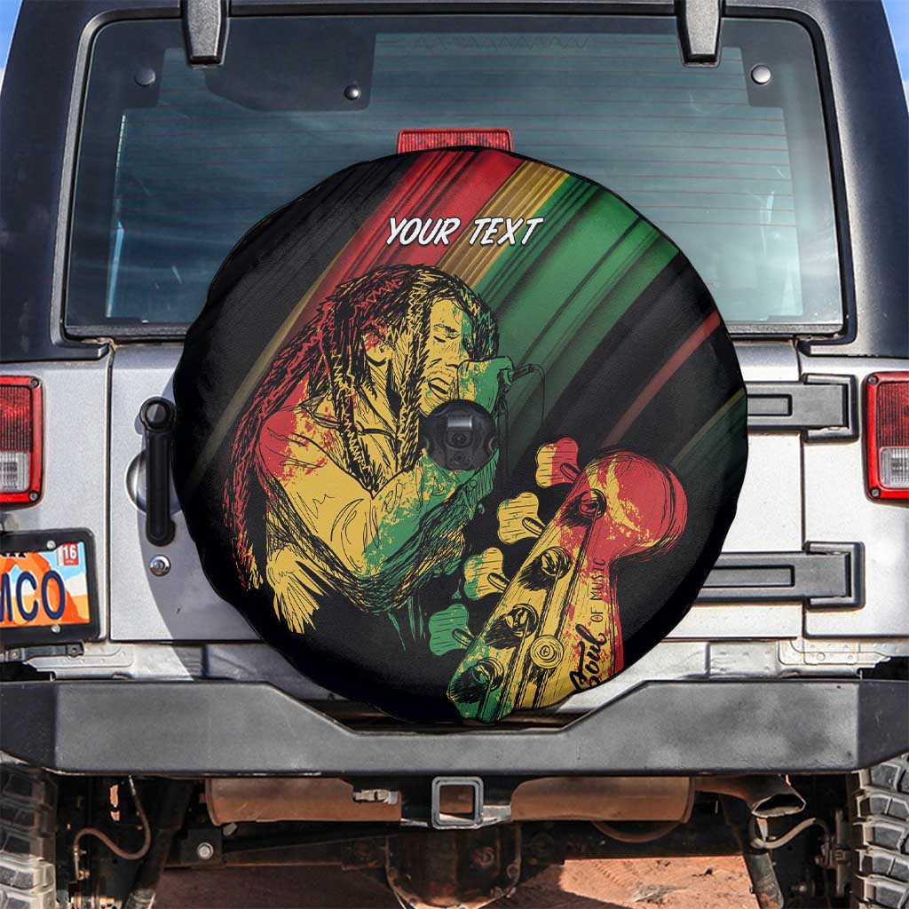 Personalised Reggae Spare Tire Cover Live The Way You Love - Wonder Print Shop