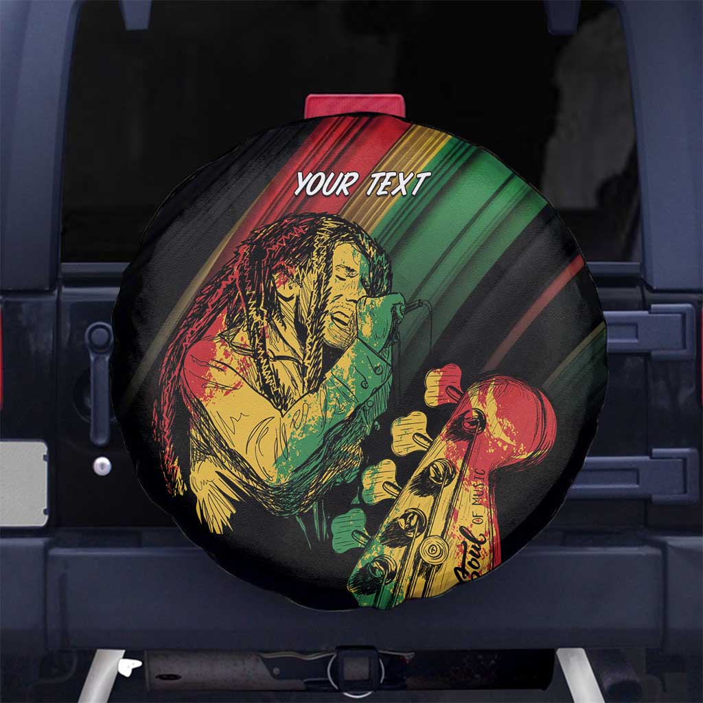 Personalised Reggae Spare Tire Cover Live The Way You Love - Wonder Print Shop