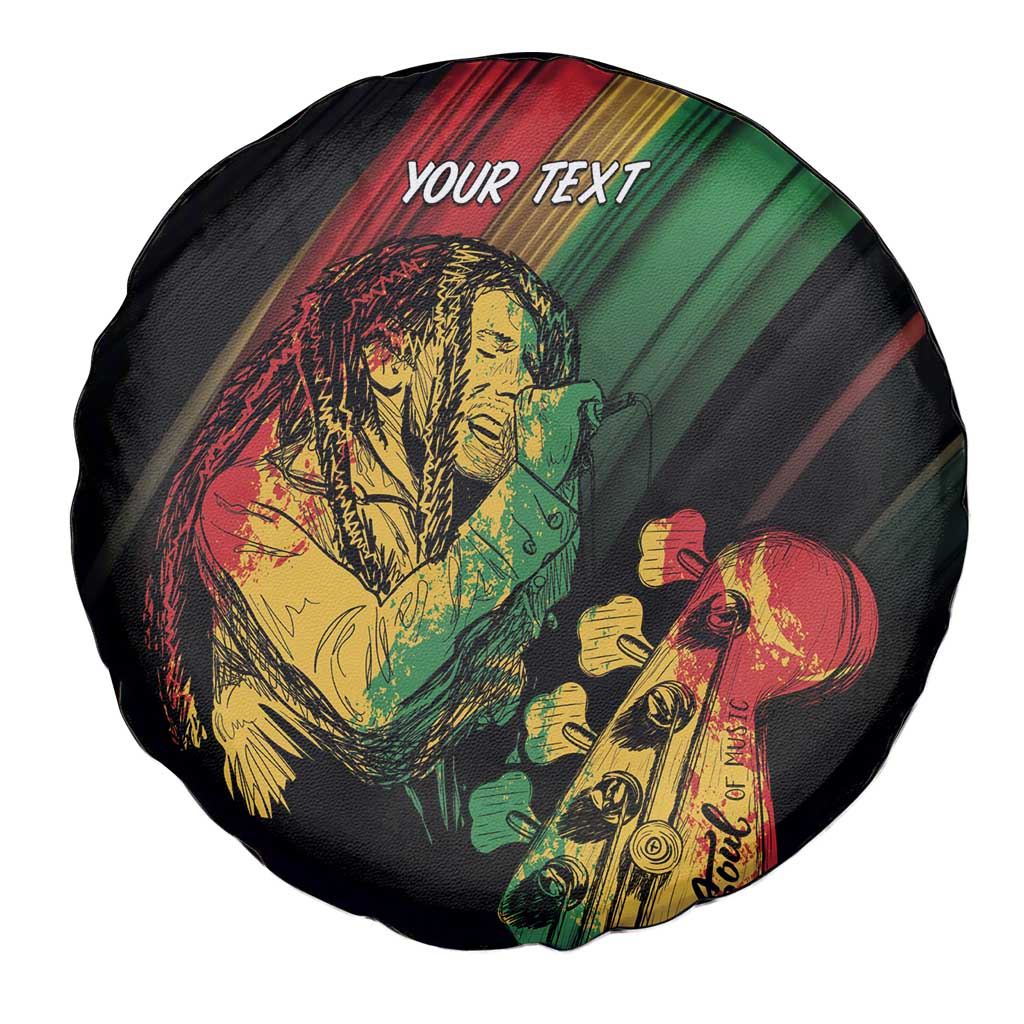 Personalised Reggae Spare Tire Cover Live The Way You Love - Wonder Print Shop