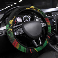 Reggae Steering Wheel Cover Live The Way You Love - Wonder Print Shop