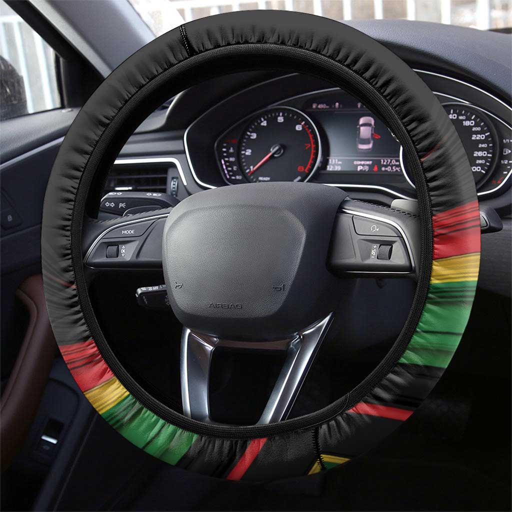 Reggae Steering Wheel Cover Live The Way You Love - Wonder Print Shop