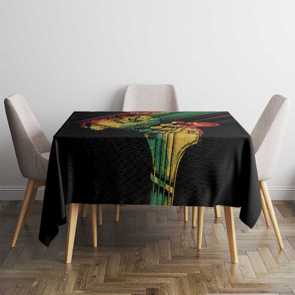 Personalised Reggae Tablecloth Live The Way You Love - Wonder Print Shop