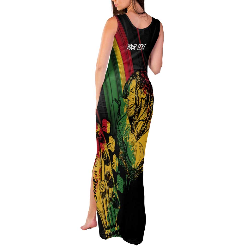 Personalised Reggae Tank Maxi Dress Live The Way You Love - Wonder Print Shop