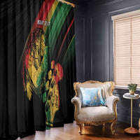 Personalised Reggae Window Curtain Live The Way You Love - Wonder Print Shop