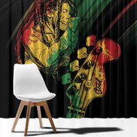 Personalised Reggae Window Curtain Live The Way You Love - Wonder Print Shop